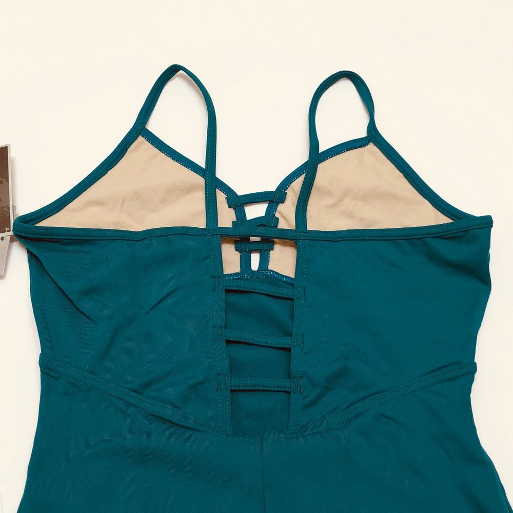 NWT So Dance Adult Women Leotard Trop Green S L XL - Picture 4 of 5